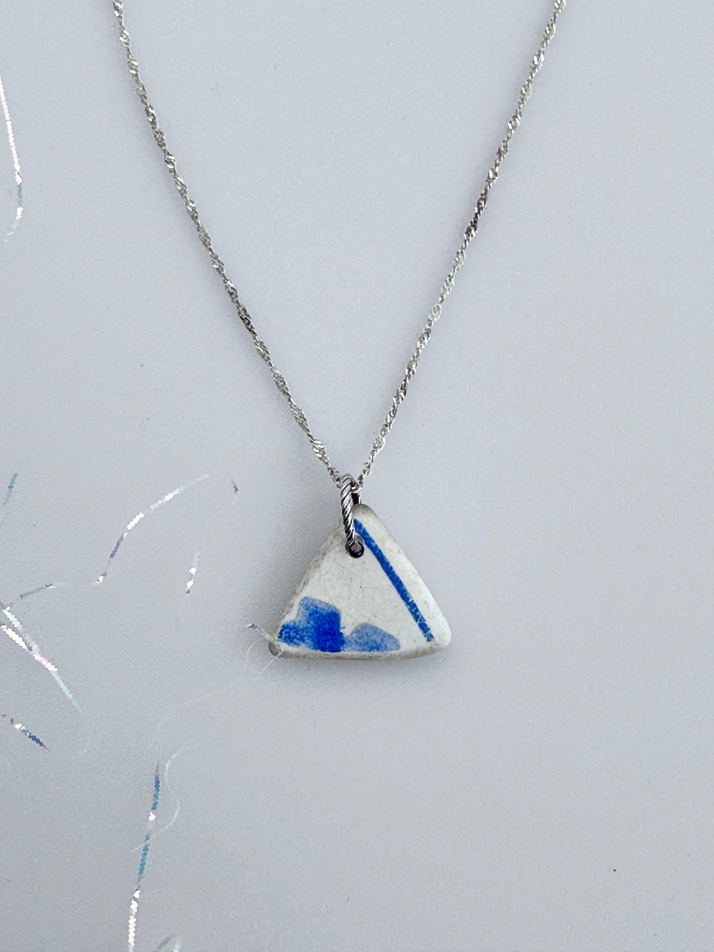 Cornish Sea Pottery Pendant