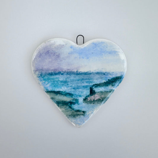 Wild Cornwall Ceramic Heart