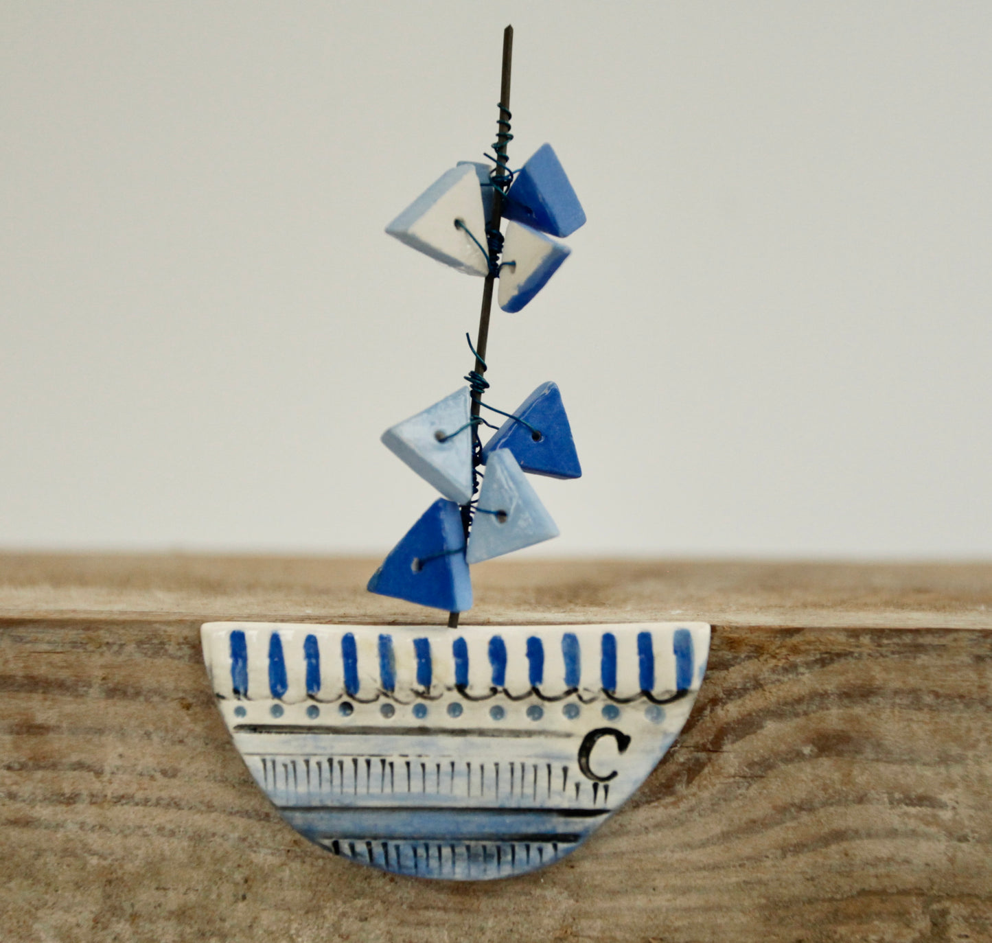 Trio of Boats Tea Light Holder